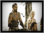 Game of Thrones, Khal Drogo - Jason Momoa, Gra o tron, Daenerys - Emilia Clarke